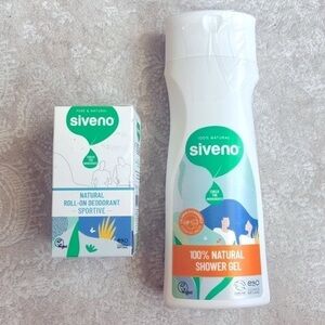 Brand New Set of 100% Natural Roll-On Deodorant & Shower Gel Vegan Nourishing